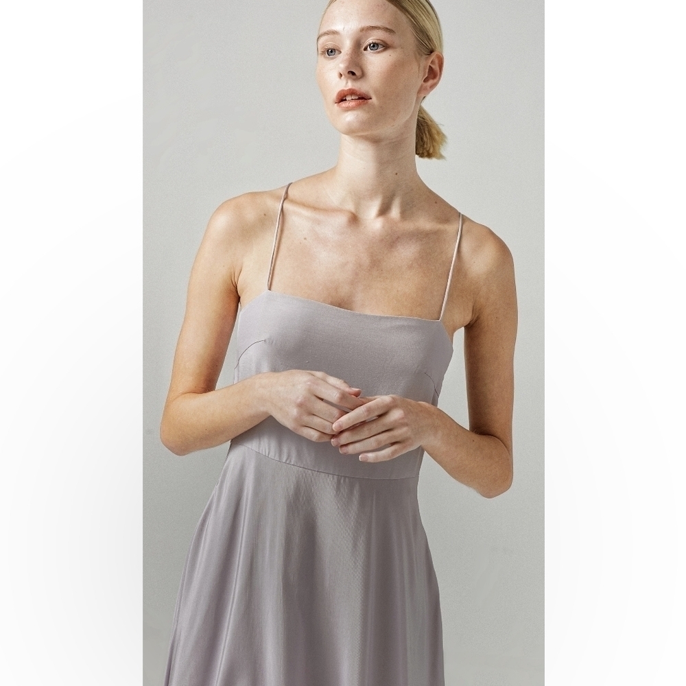 NEW IAN RN‎ | Silk Strap Cocktail Dress, M